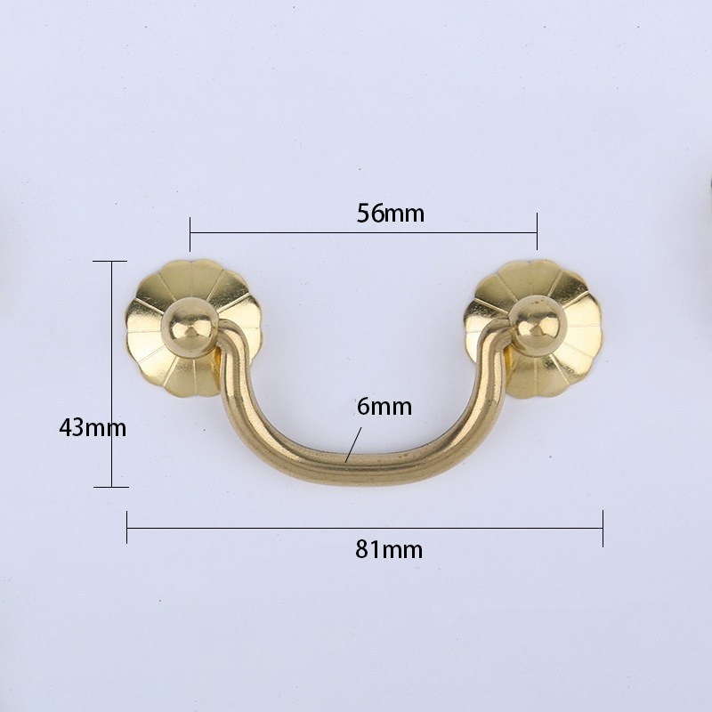 Antique double-hole kitchen cabinet drawer handles