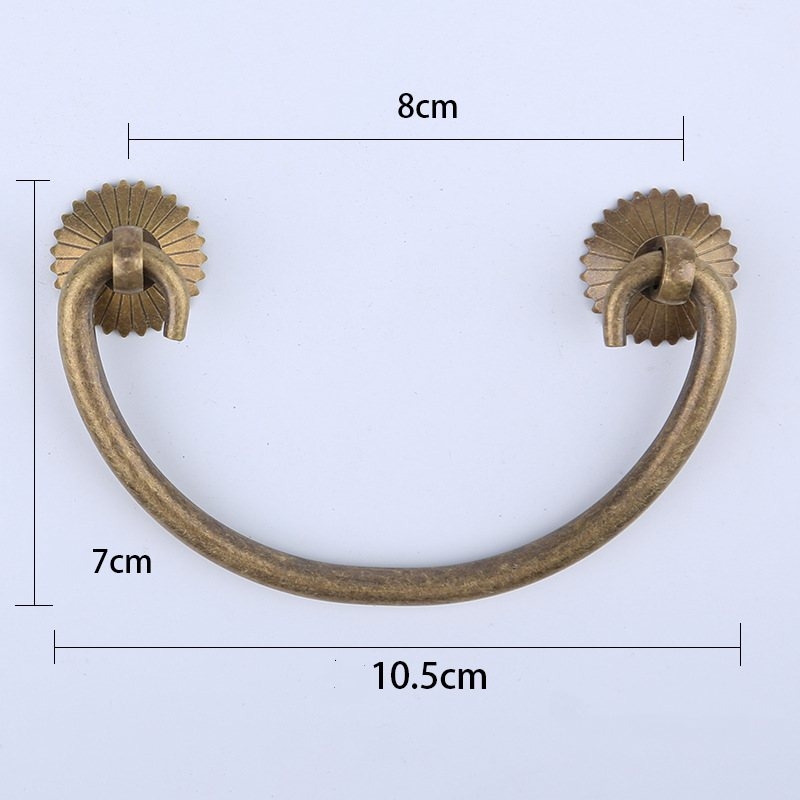 Antique double-hole kitchen cabinet drawer handles