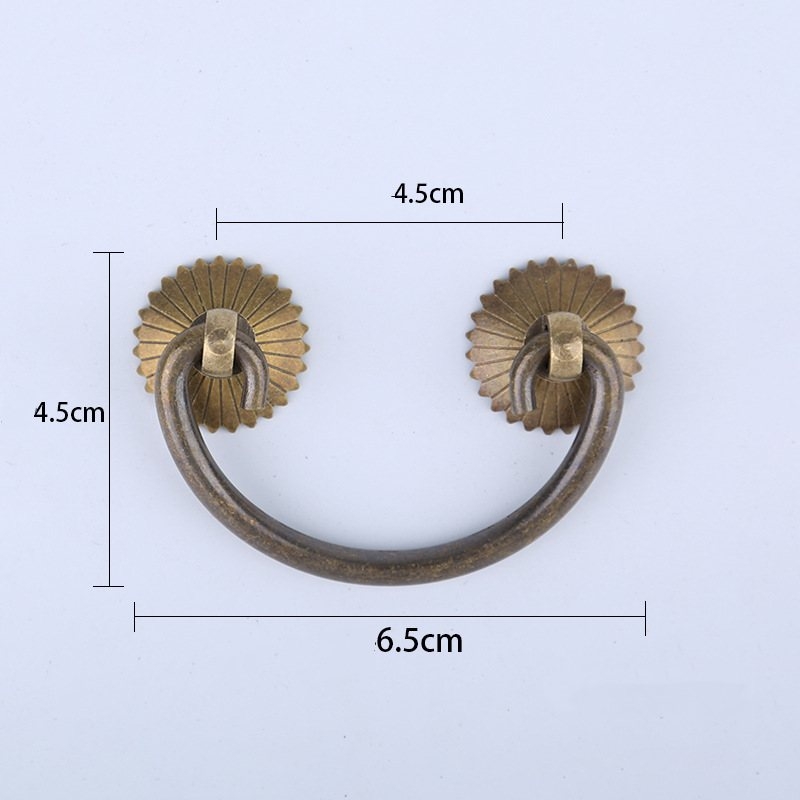 Antique double-hole kitchen cabinet drawer handles