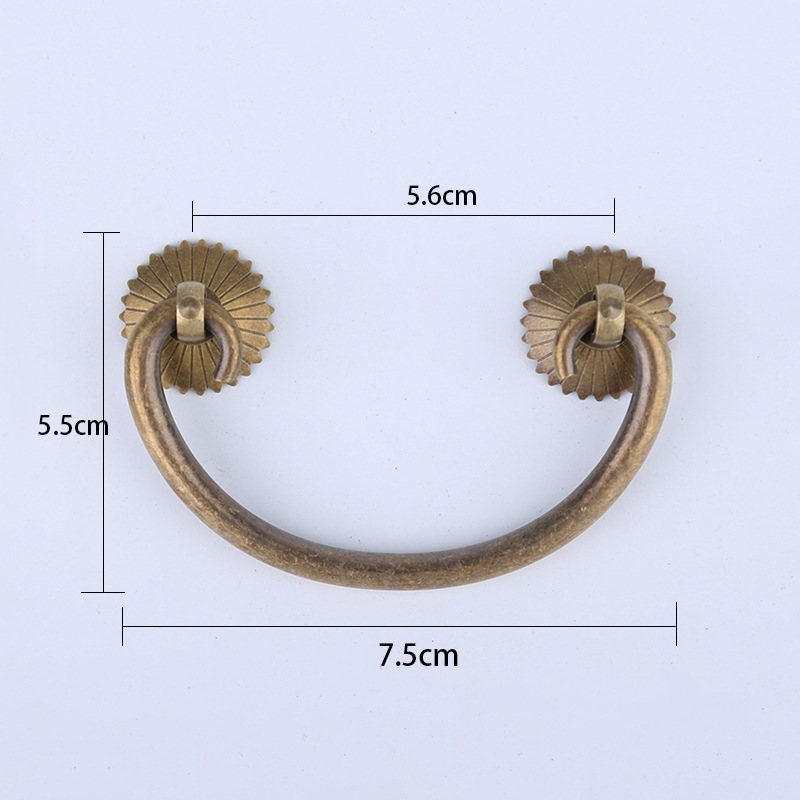 Antique double-hole kitchen cabinet drawer handles