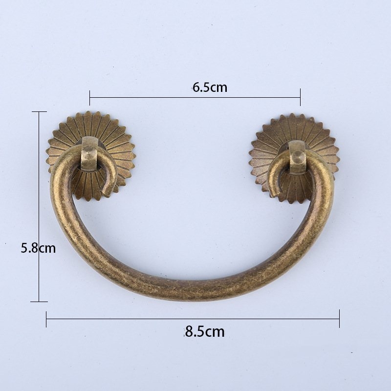 Antique double-hole kitchen cabinet drawer handles