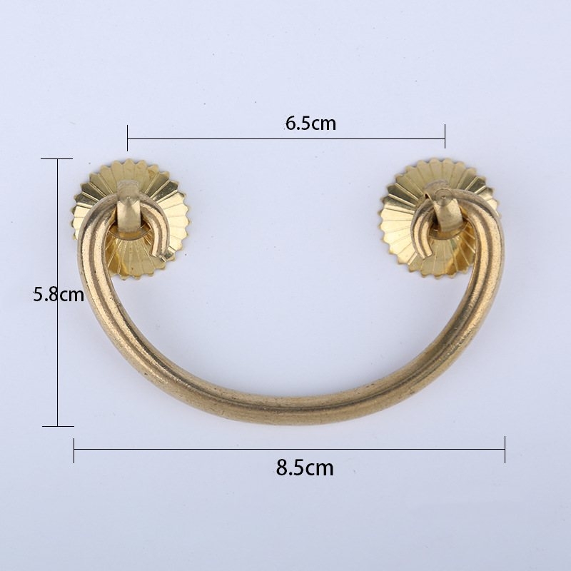 Antique double-hole kitchen cabinet drawer handles