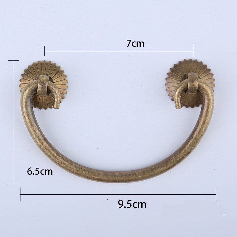 Antique double-hole kitchen cabinet drawer handles