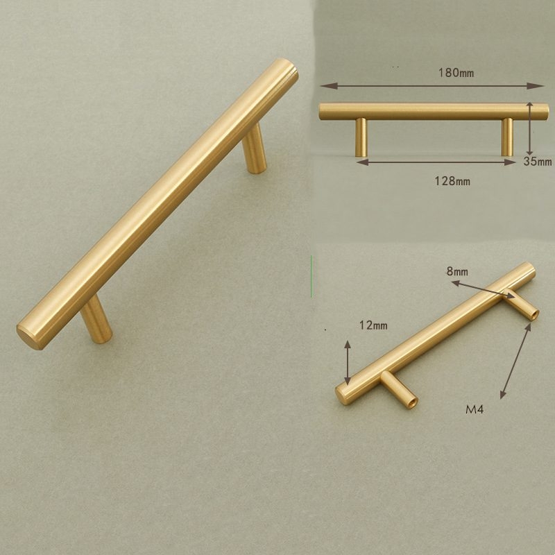 Brass hardware handles