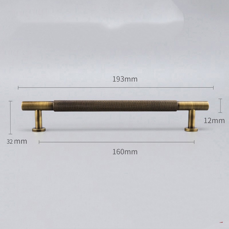 Bronze-colored brass handle