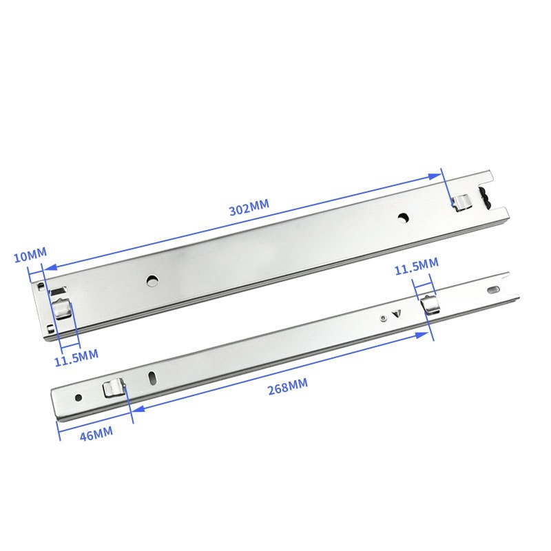 10-inch to 20-inch three-section 45mm slide rail manufacturer