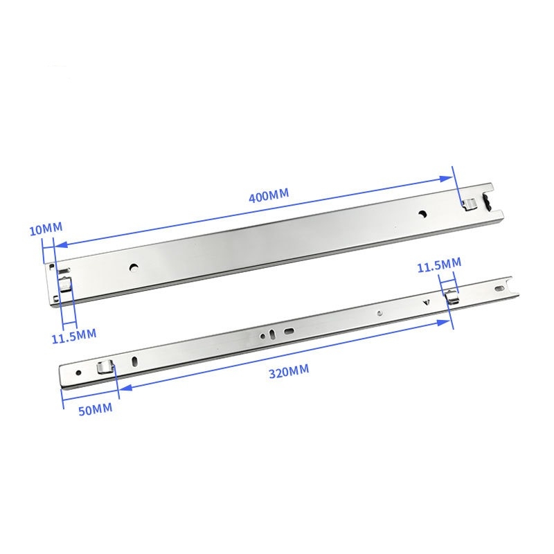 10-inch to 20-inch three-section 45mm slide rail manufacturer