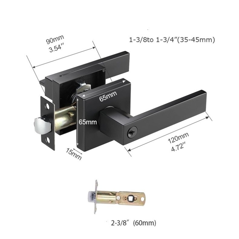 Aluminum Alloy Three-bar Locks with keys wholesale