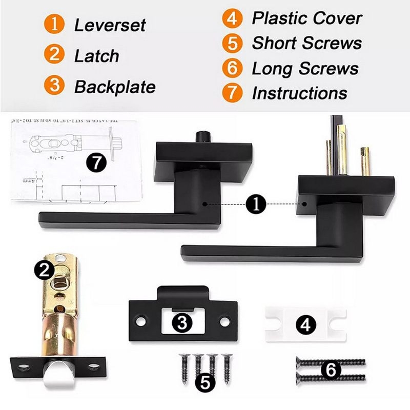 Three-bar keyless lever lock