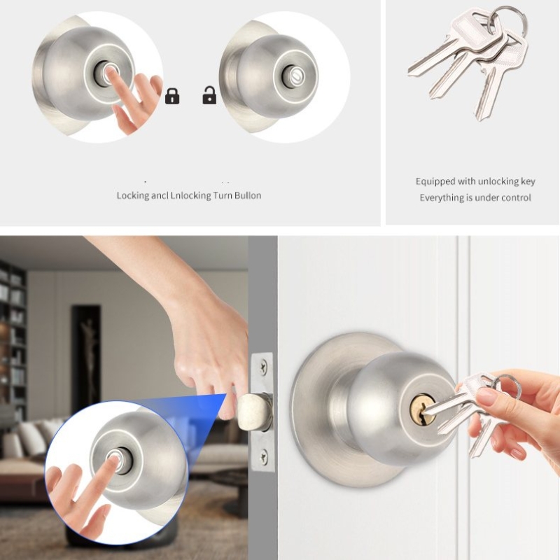 Stainless steel spherical lock manufacturing