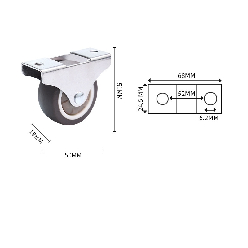 1-inch, 1.25-inch, 1.5-inch and 2-inch Drawer guide wheels