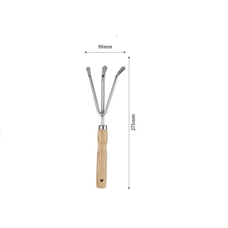 Stainless Steel Garden Weeding Rake