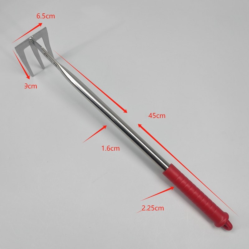 Three-toothed, four-toothed, five-toothed, six-toothed, and seven-toothed rakes