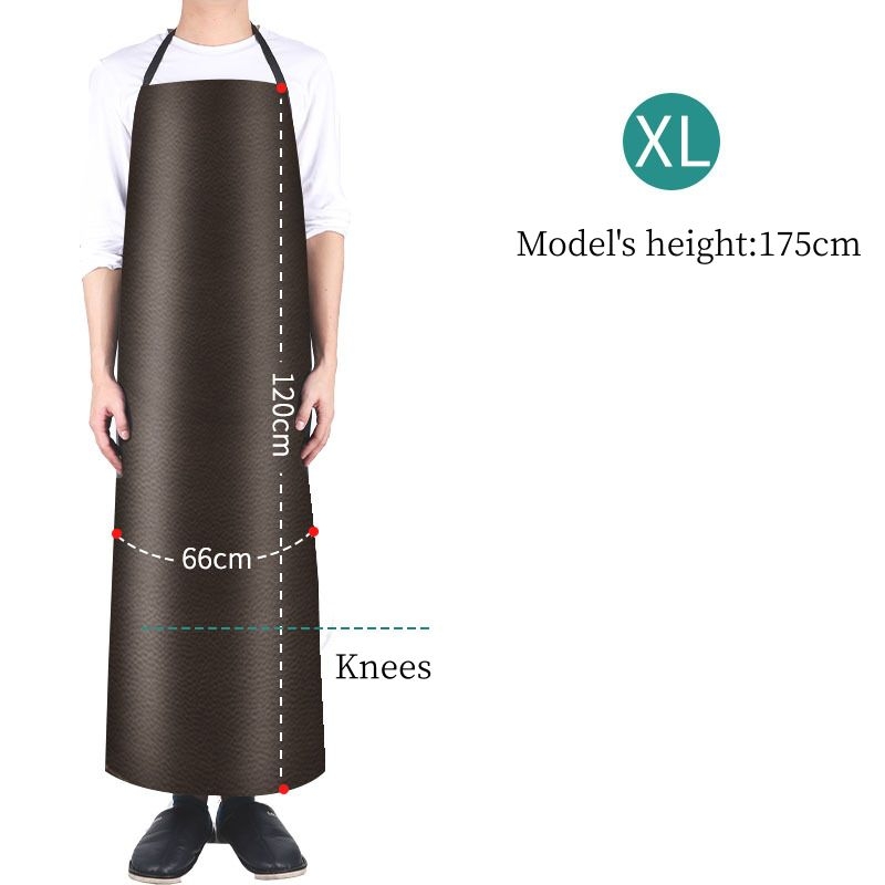 Waterproof and oil-proof PVC apron