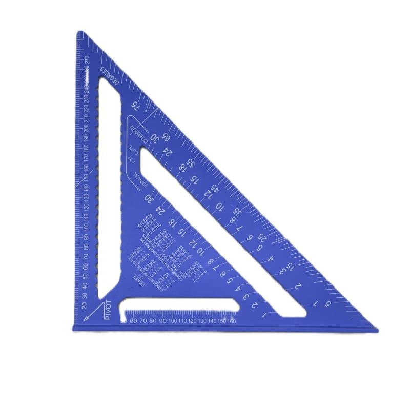 7 inch and 12 inch Aluminum alloy triangle ruler