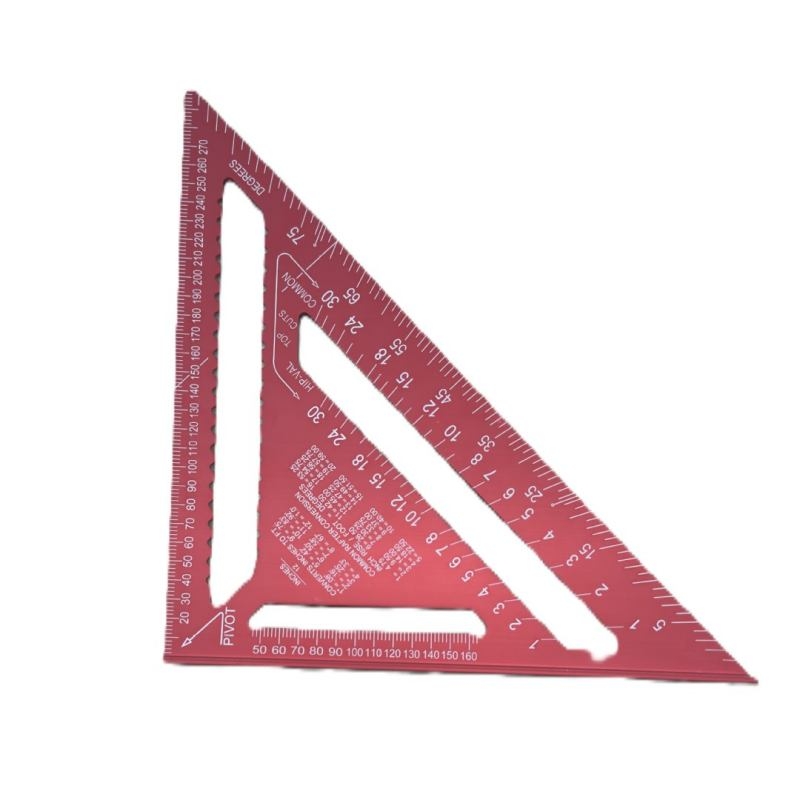 7 inch and 12 inch Aluminum alloy triangle ruler