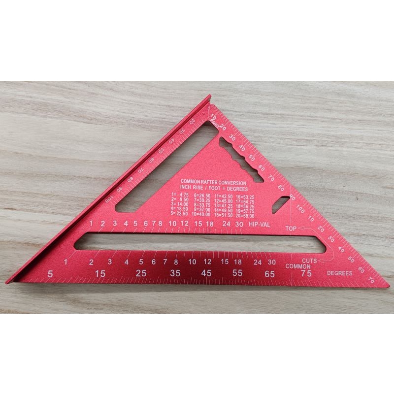 7 inch and 12 inch Aluminum alloy triangle ruler