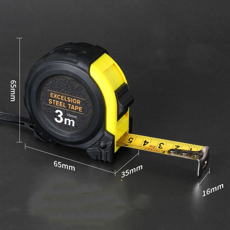 3-meter, 5-meter, 7.5-meter, and 10-meter steel measuring tapes