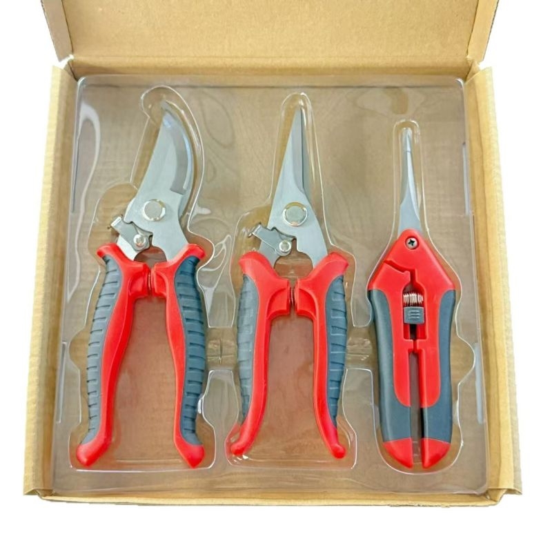 Three-piece set Pruning shears gardening shears