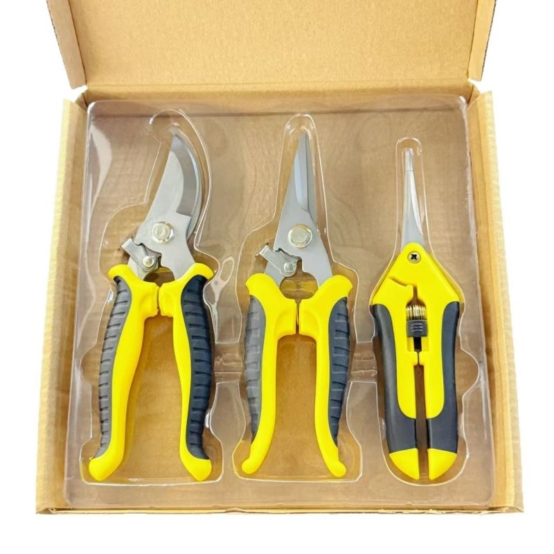 Three-piece set Pruning shears gardening shears
