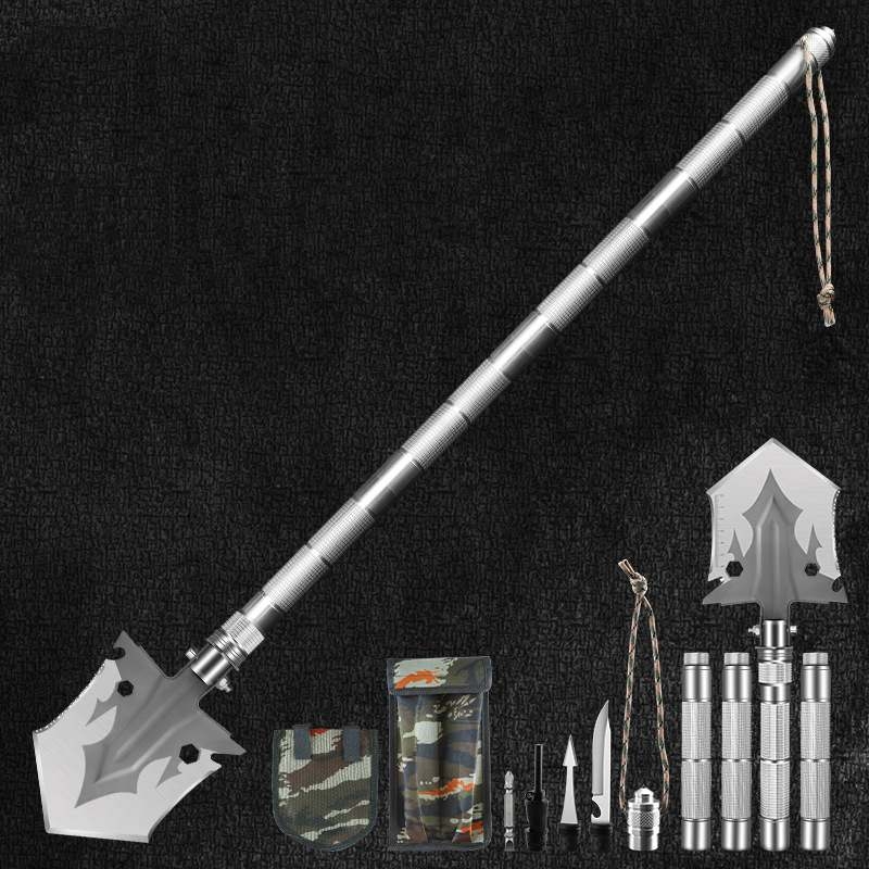 1-section, 2-section, 3-section, 4-section multi-functional shovel