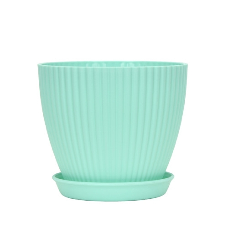 Colorful PP striped flower pot