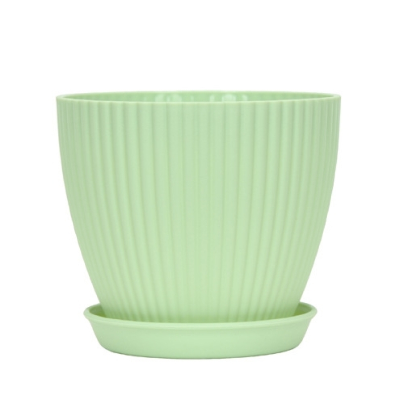 Colorful PP striped flower pot