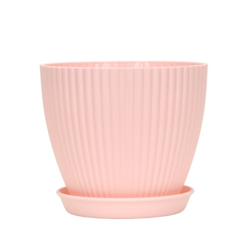Colorful PP striped flower pot