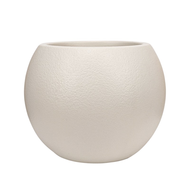 Spherical flower pot made of imitation fiberglass material