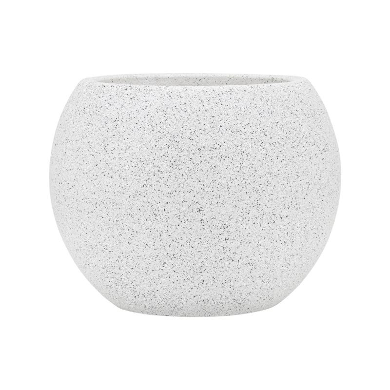 Spherical flower pot made of imitation fiberglass material