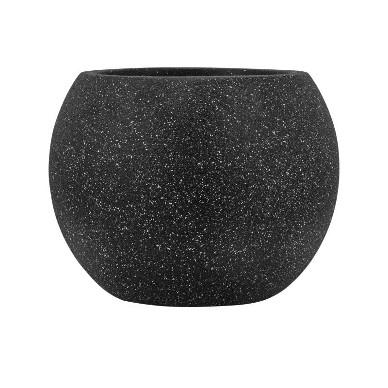 Spherical flower pot made of imitation fiberglass material