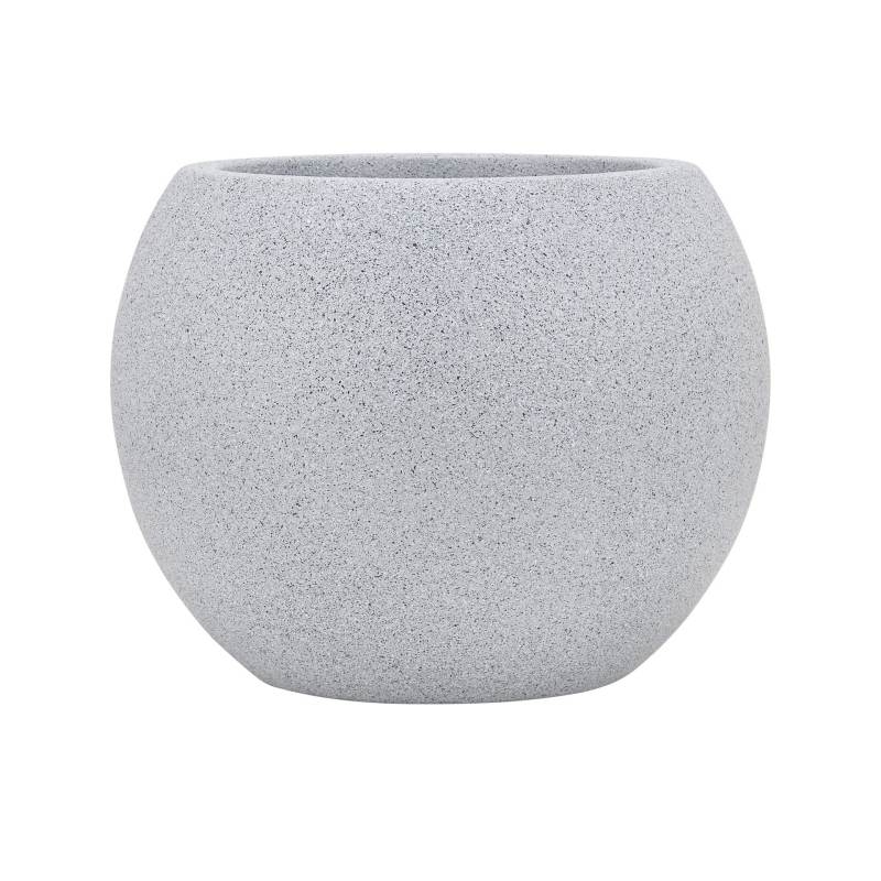 Spherical flower pot made of imitation fiberglass material