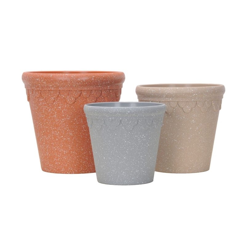 Plastic Imitation ceramic flower pots