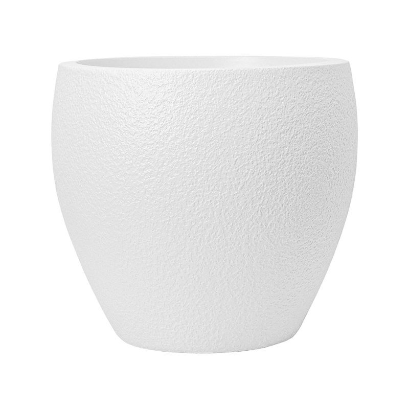 Large-diameter imitation cement plastic flower pot