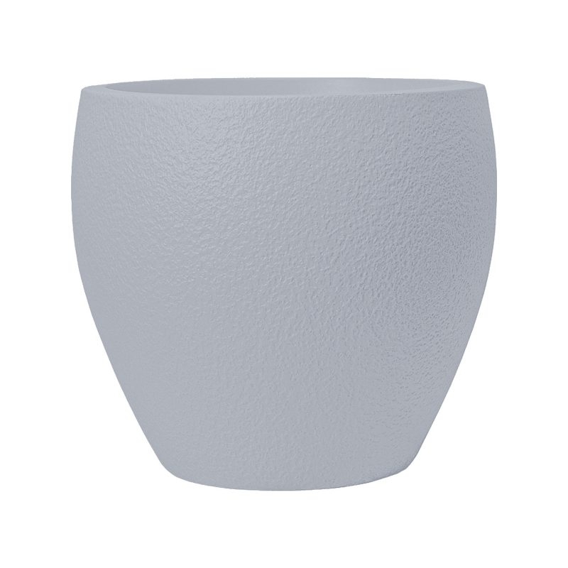 Large-diameter imitation cement plastic flower pot