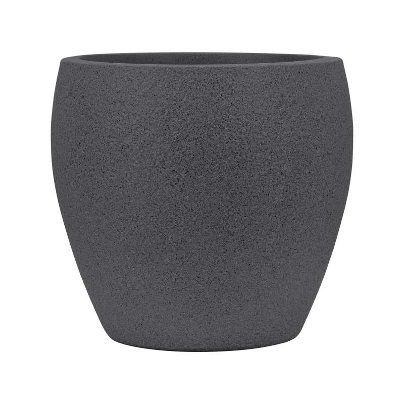 Large-diameter imitation cement plastic flower pot