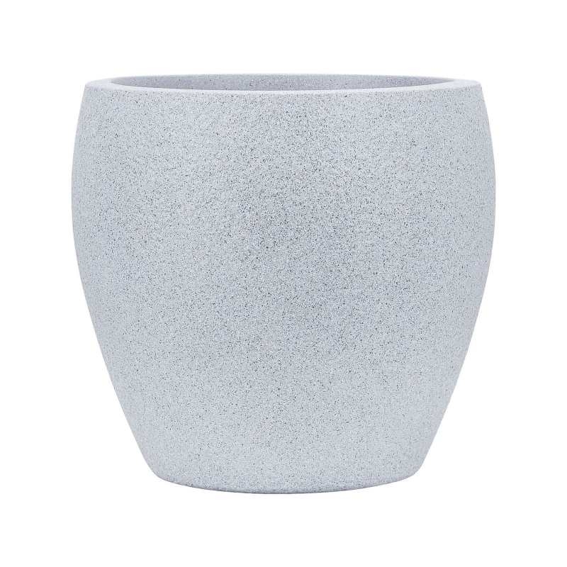 Large-diameter imitation cement plastic flower pot
