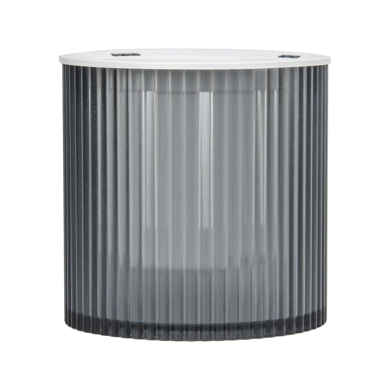 Vertical striped transparent self-absorbing plastic flower pot