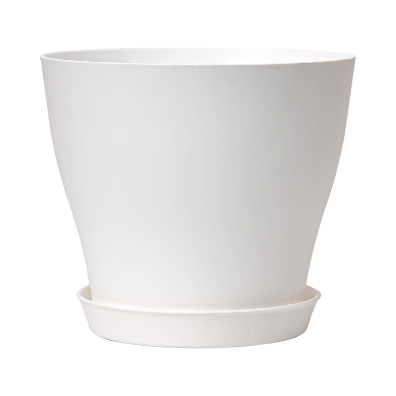 Simple plastic planting pots