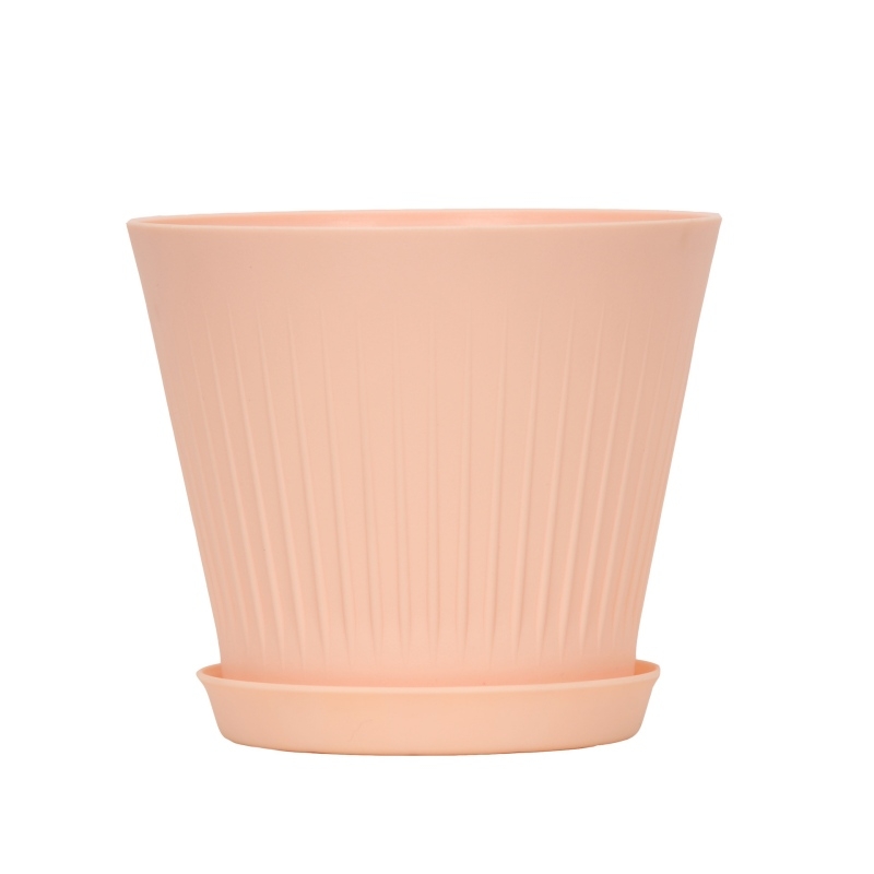 Simple Colorful plastic planting pots