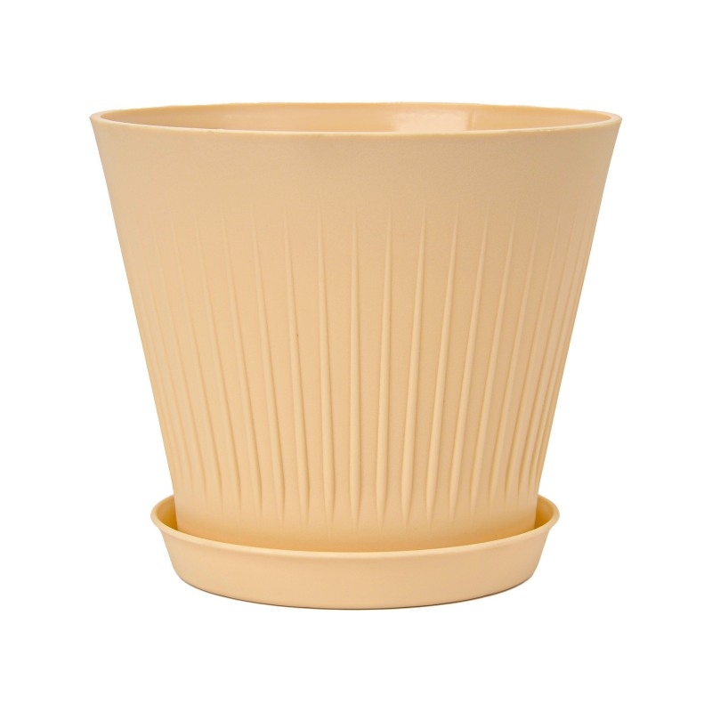 Simple Colorful plastic planting pots