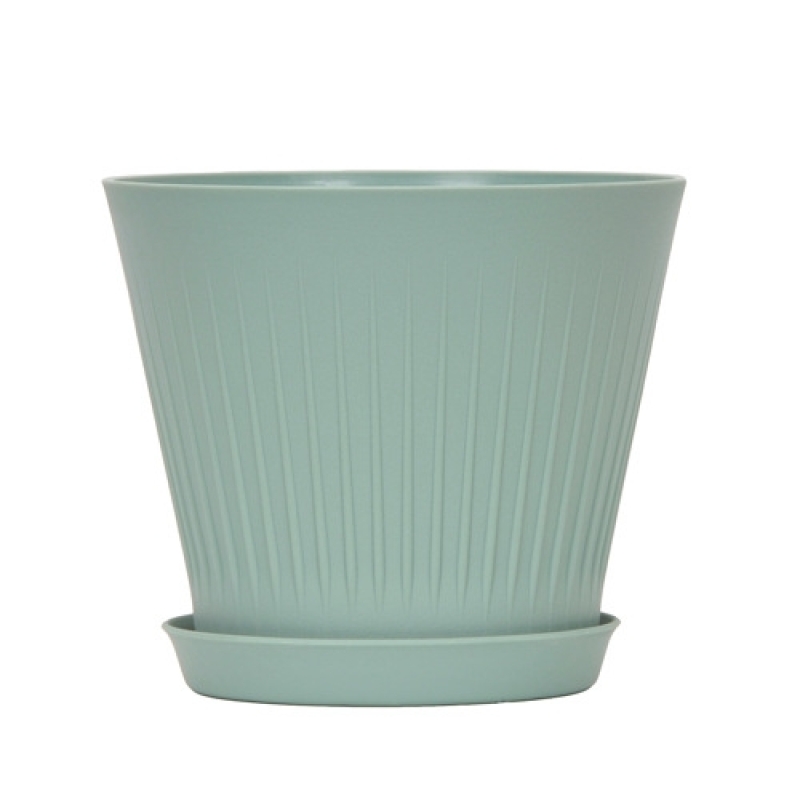 Simple Colorful plastic planting pots