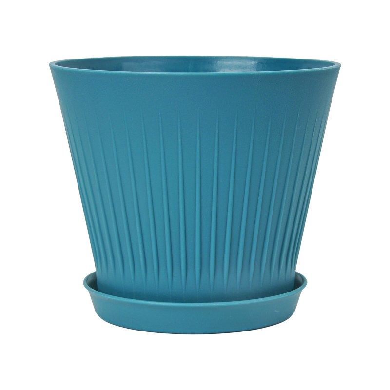 Simple Colorful plastic planting pots