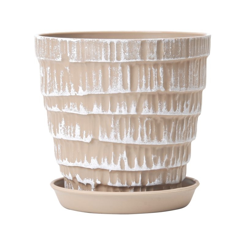 Imitation cement texture plastic flower pot