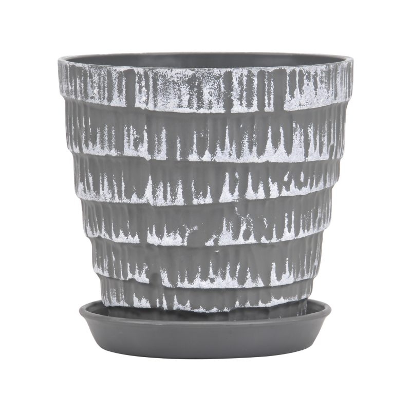 Imitation cement texture plastic flower pot