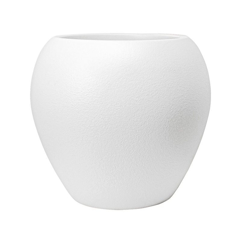 Imitation porcelain large-diameter plastic flower pot