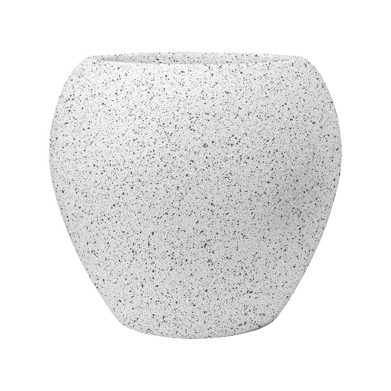 Imitation porcelain large-diameter plastic flower pot