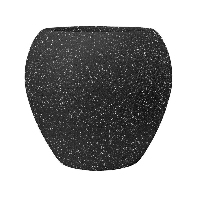 Imitation porcelain large-diameter plastic flower pot