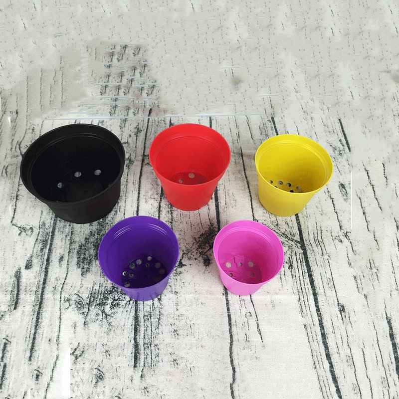 238ml to 1400ml colorful small plastic flower pots
