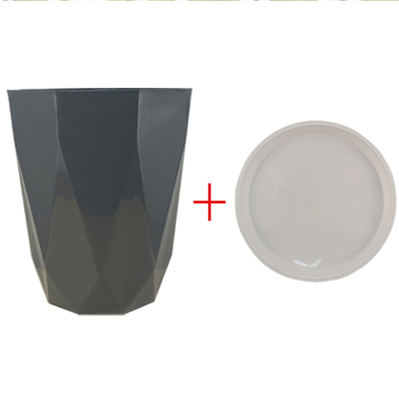 Diamond-shaped large flower pot